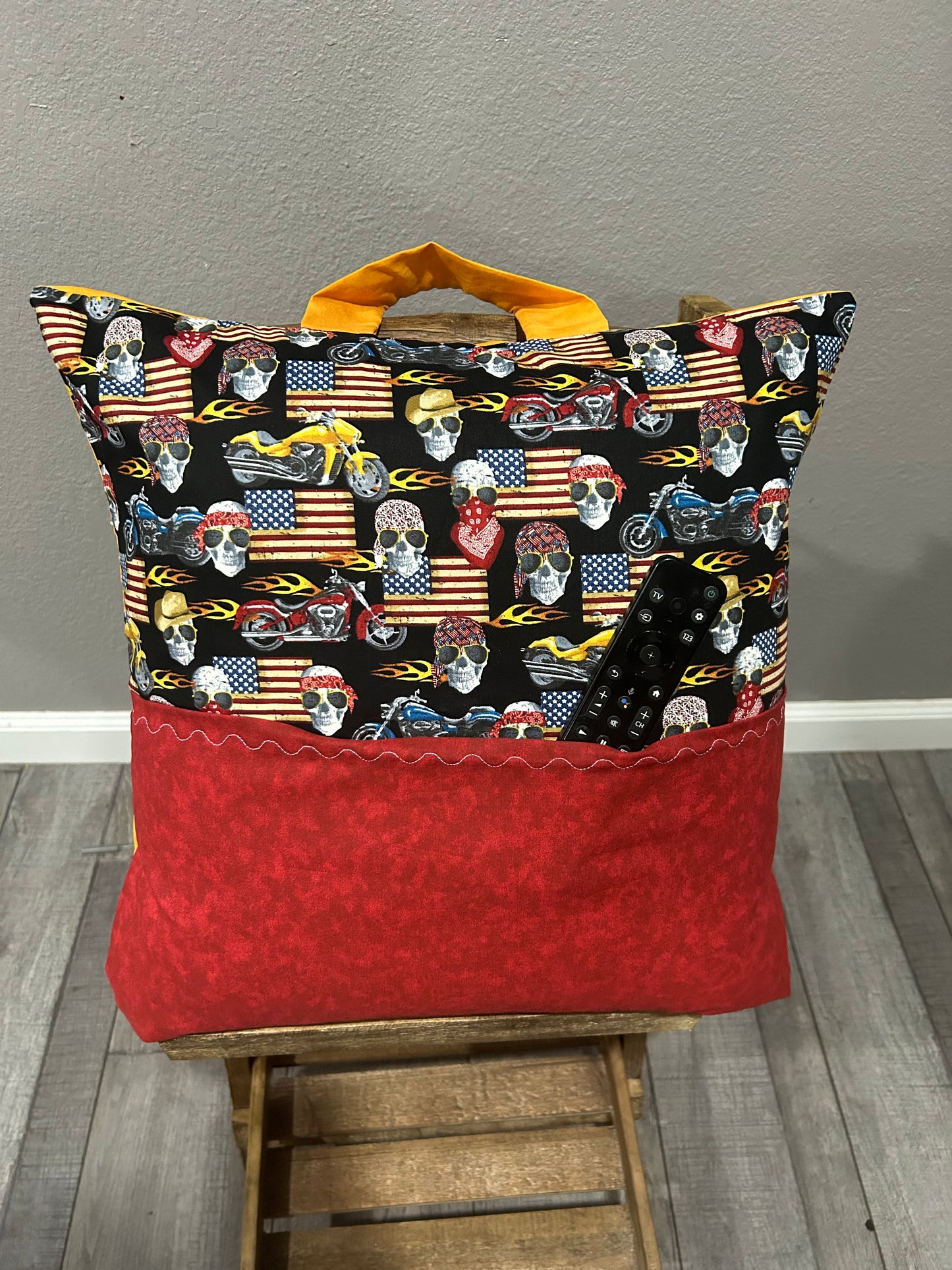 Motorcycle Pocket Pillow