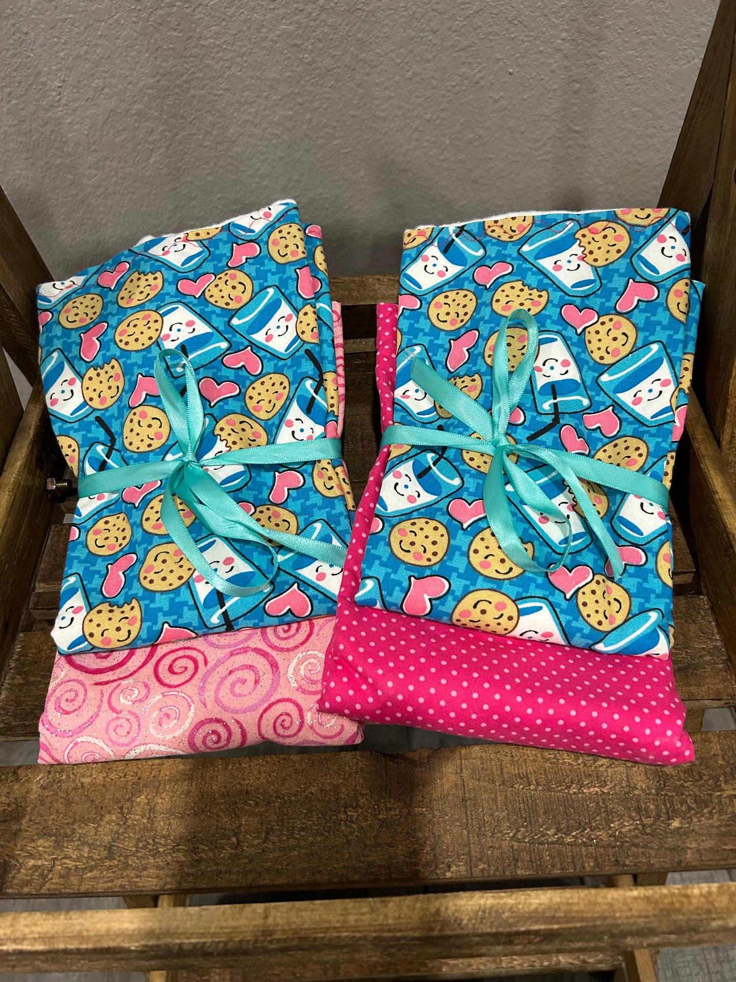 Cookies and Milk Burp Cloths