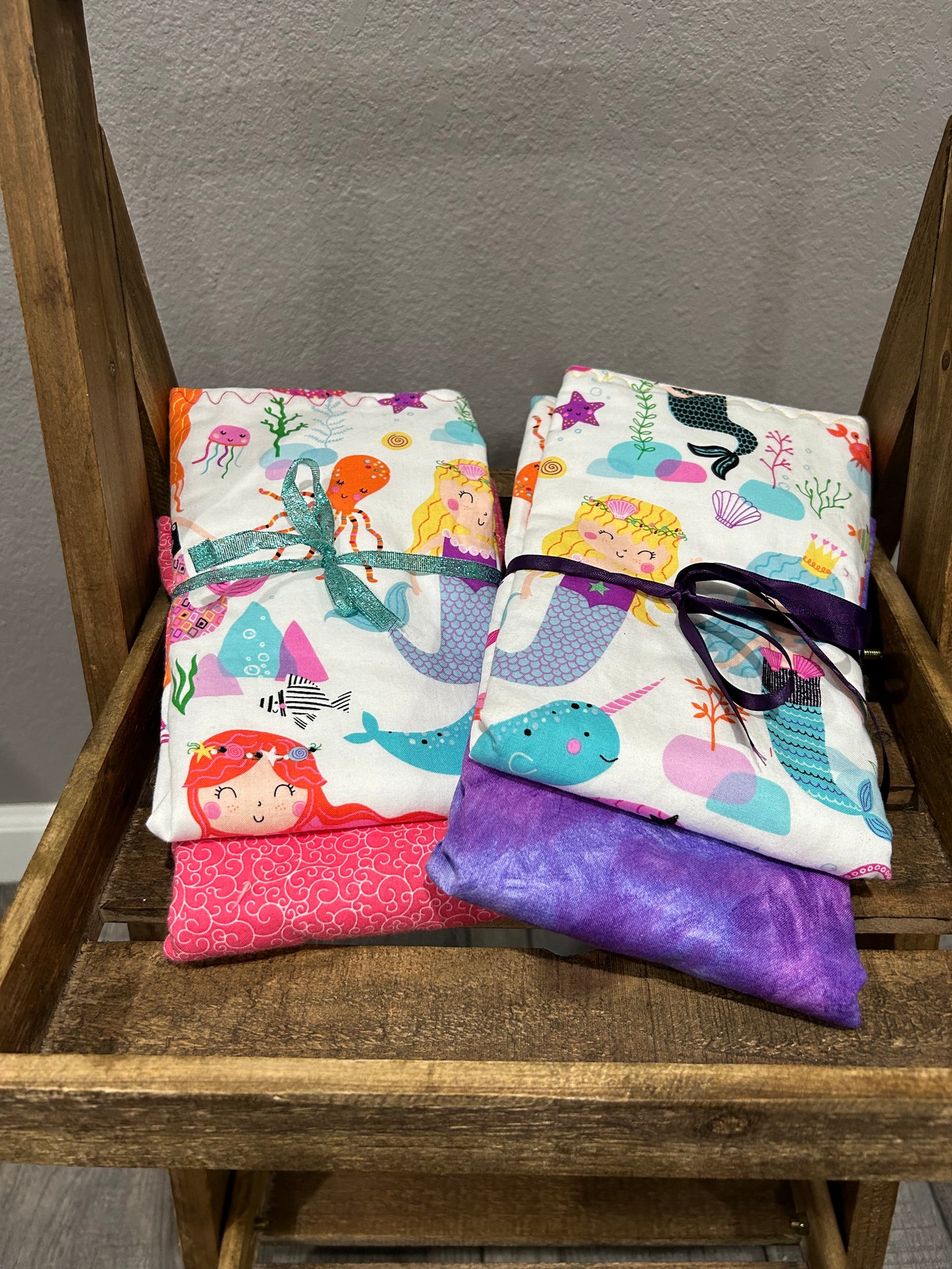 Mermaid Burp Cloths