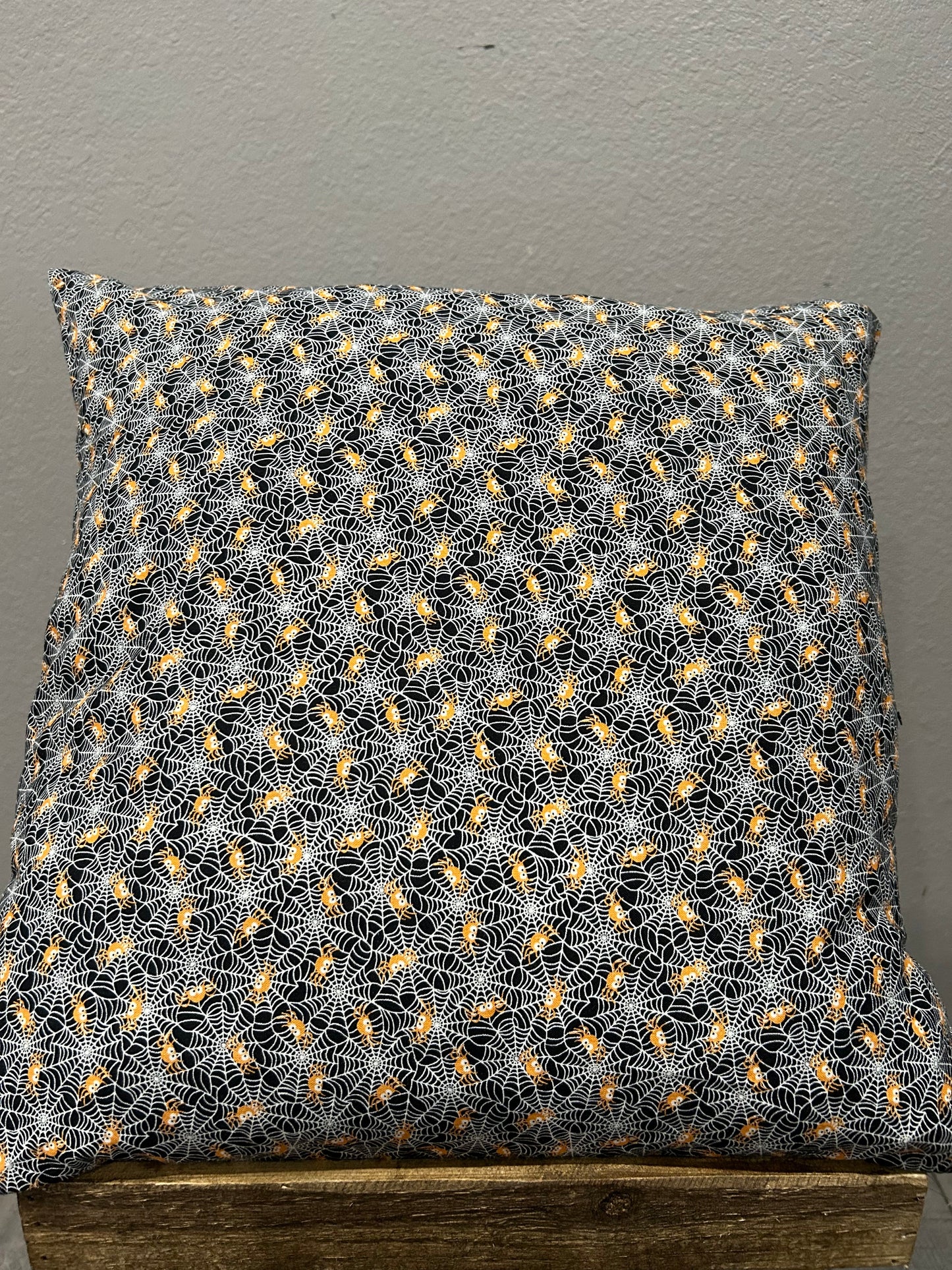 Black Spider Decor Pillow Cover