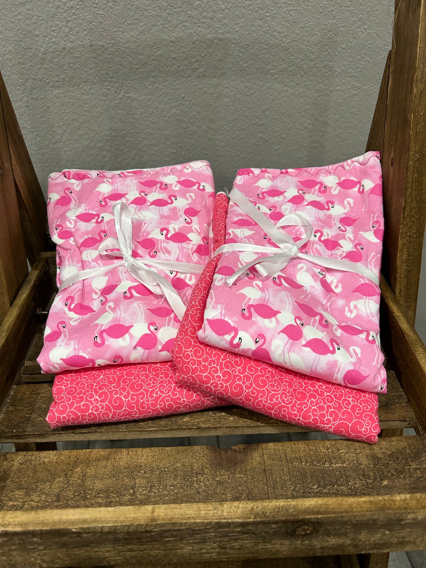Flamingo Burp Cloths