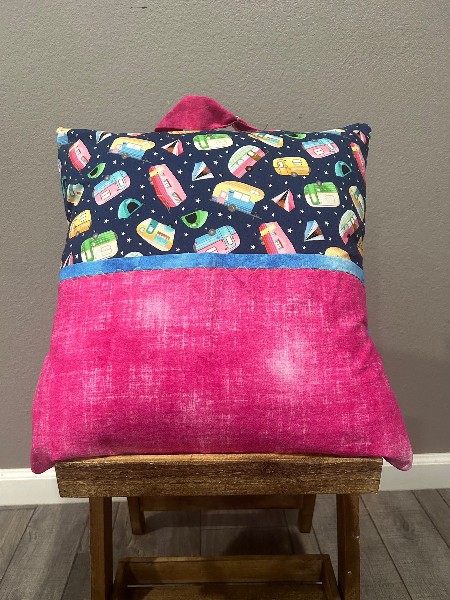 Camper Pocket Pillow Cover