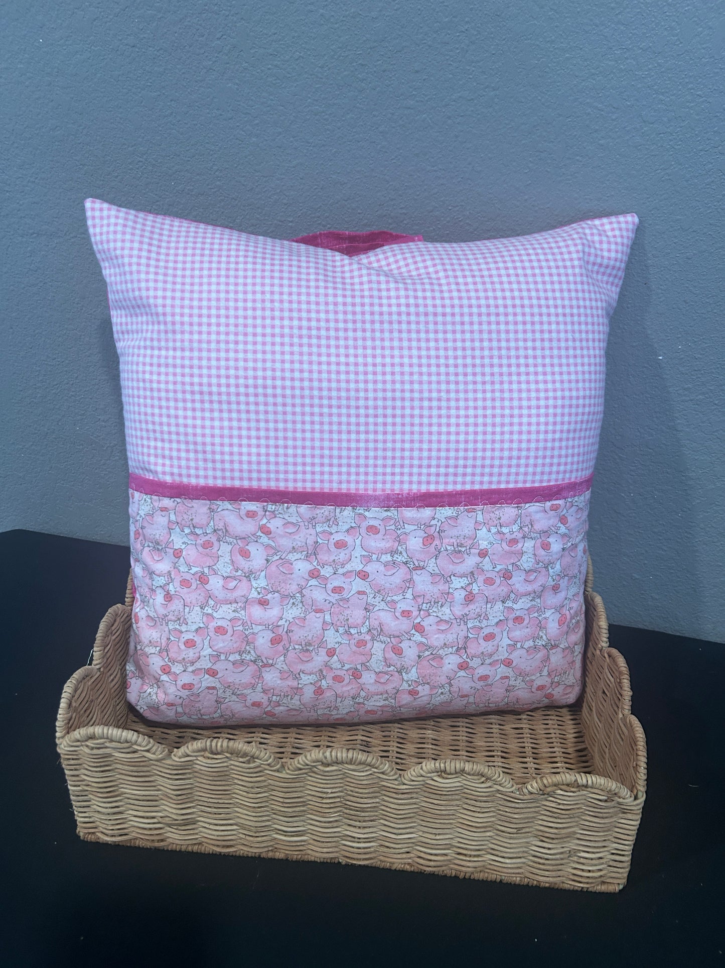 Piggy Pocket Pillow