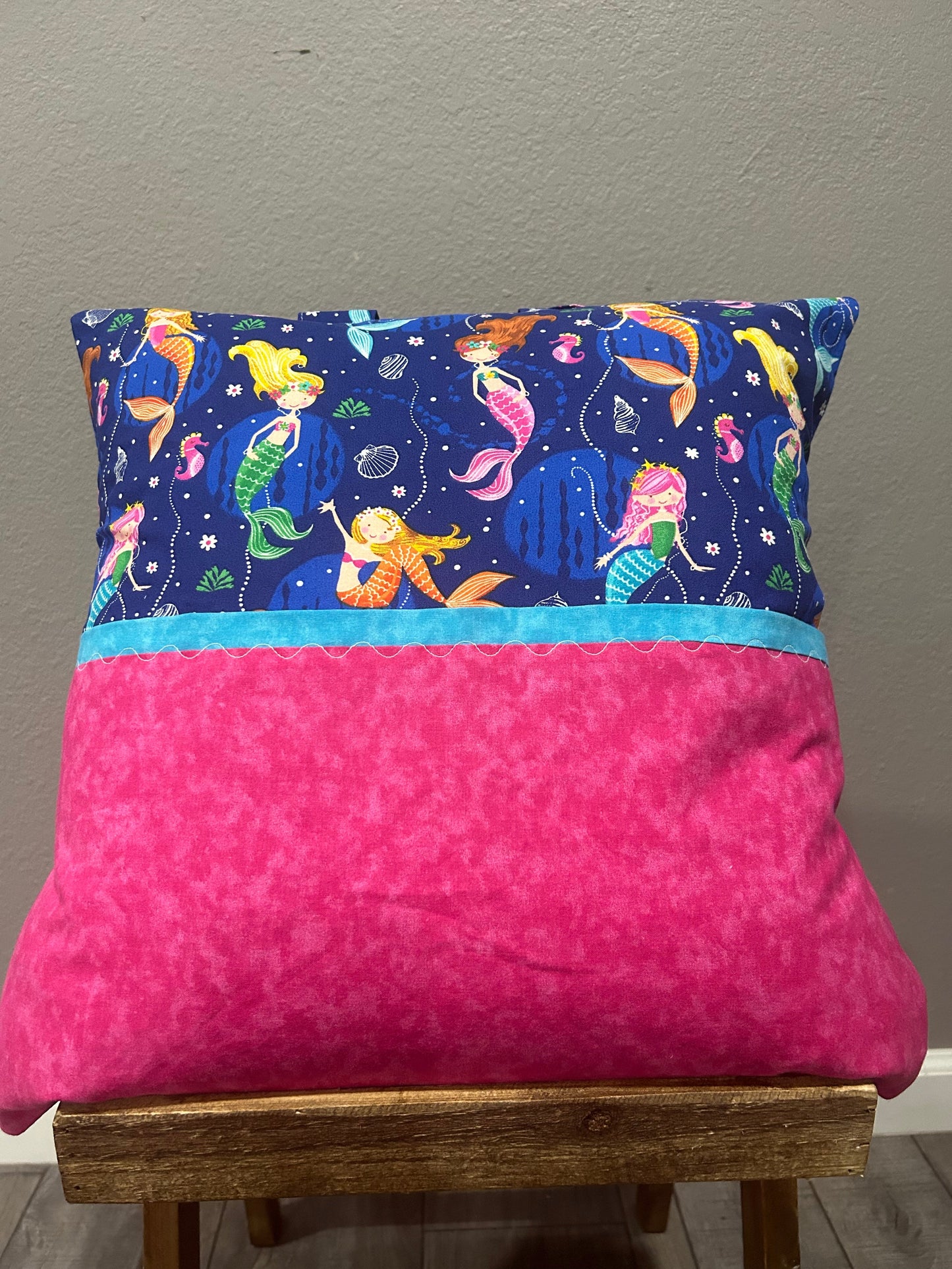 Mermaid Pocket Pillow Cover