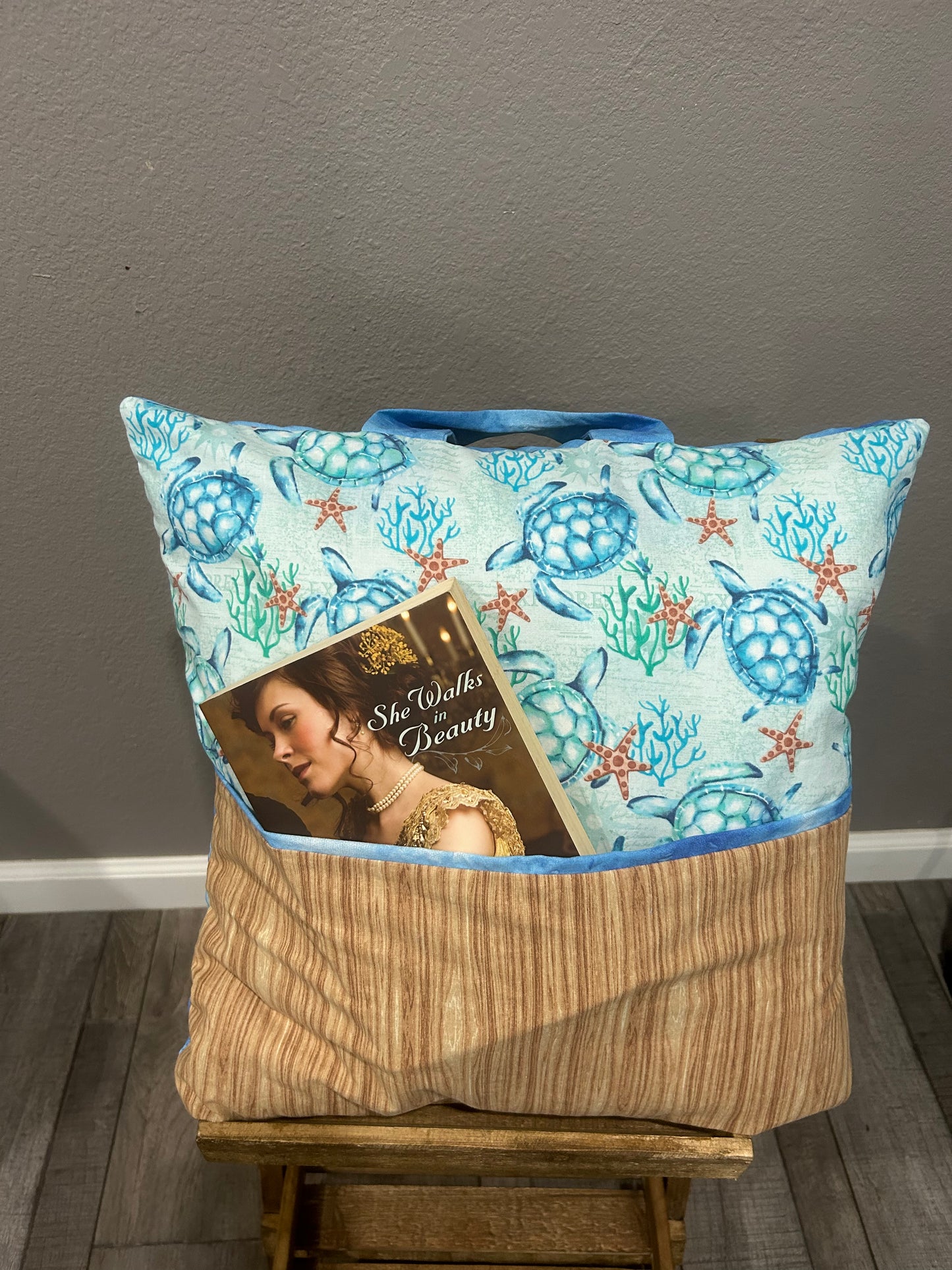 Sea Turtle Pocket Pillow Cover