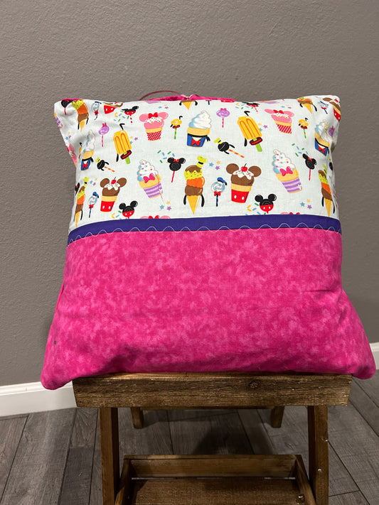 Snacks Pocket Pillow Cover