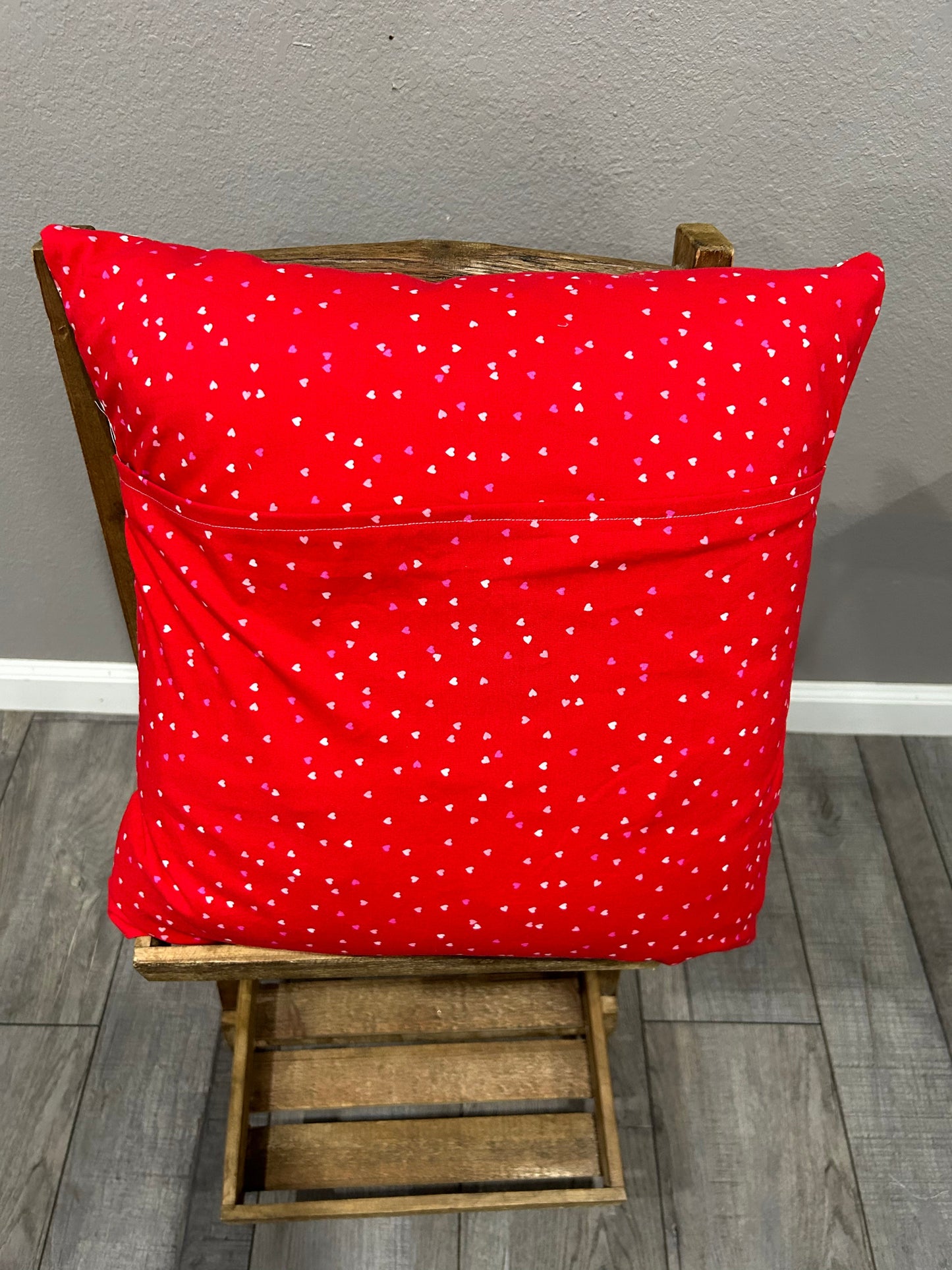 Red Hearts Decor Pillow Cover