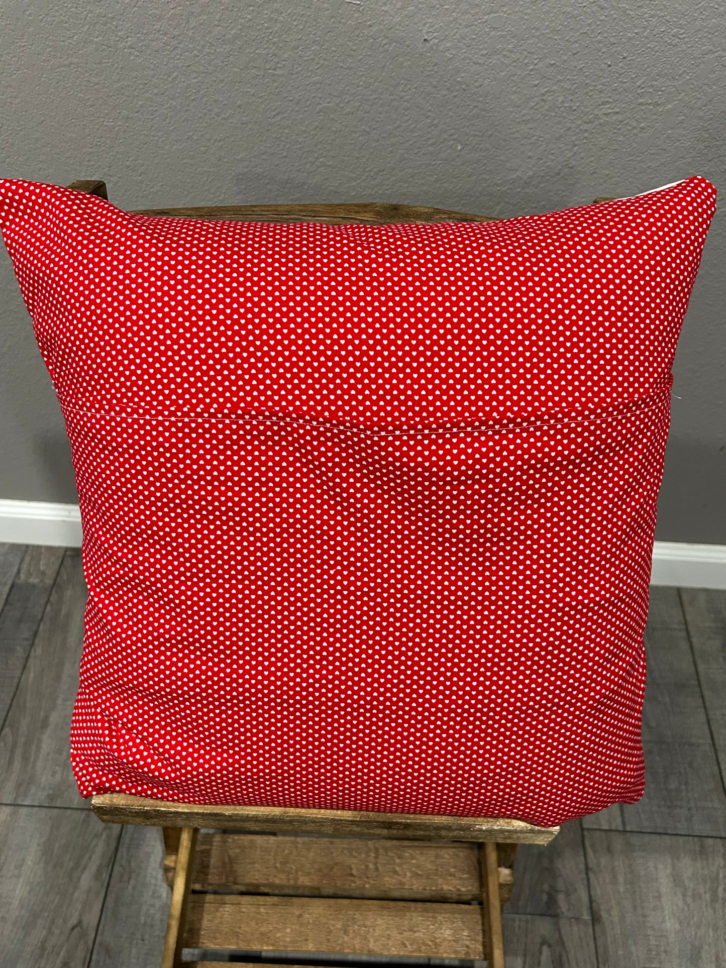 Red/Pink Hearts Decor Pillow