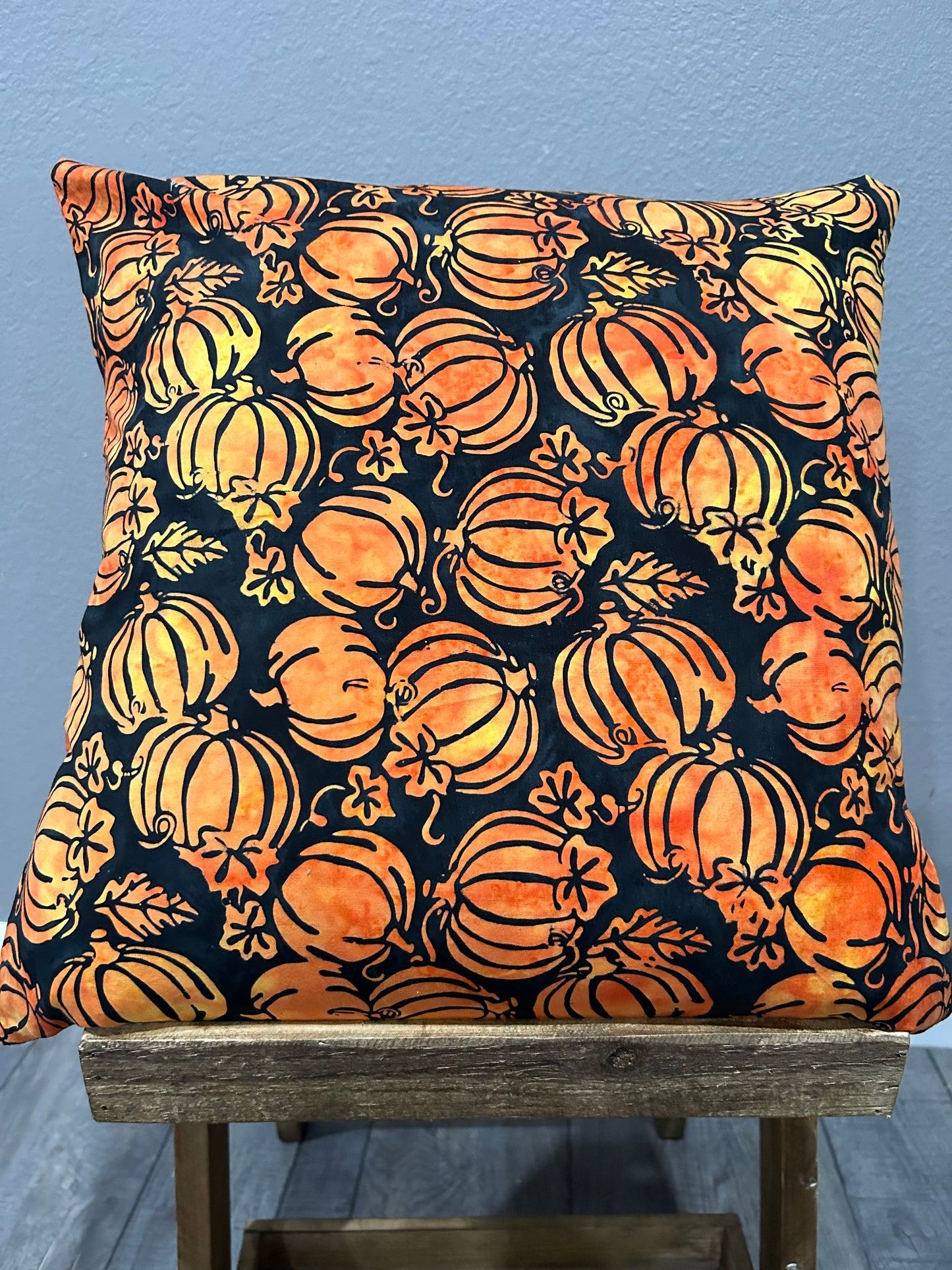 Orange Pumpkins  Decor Pillow