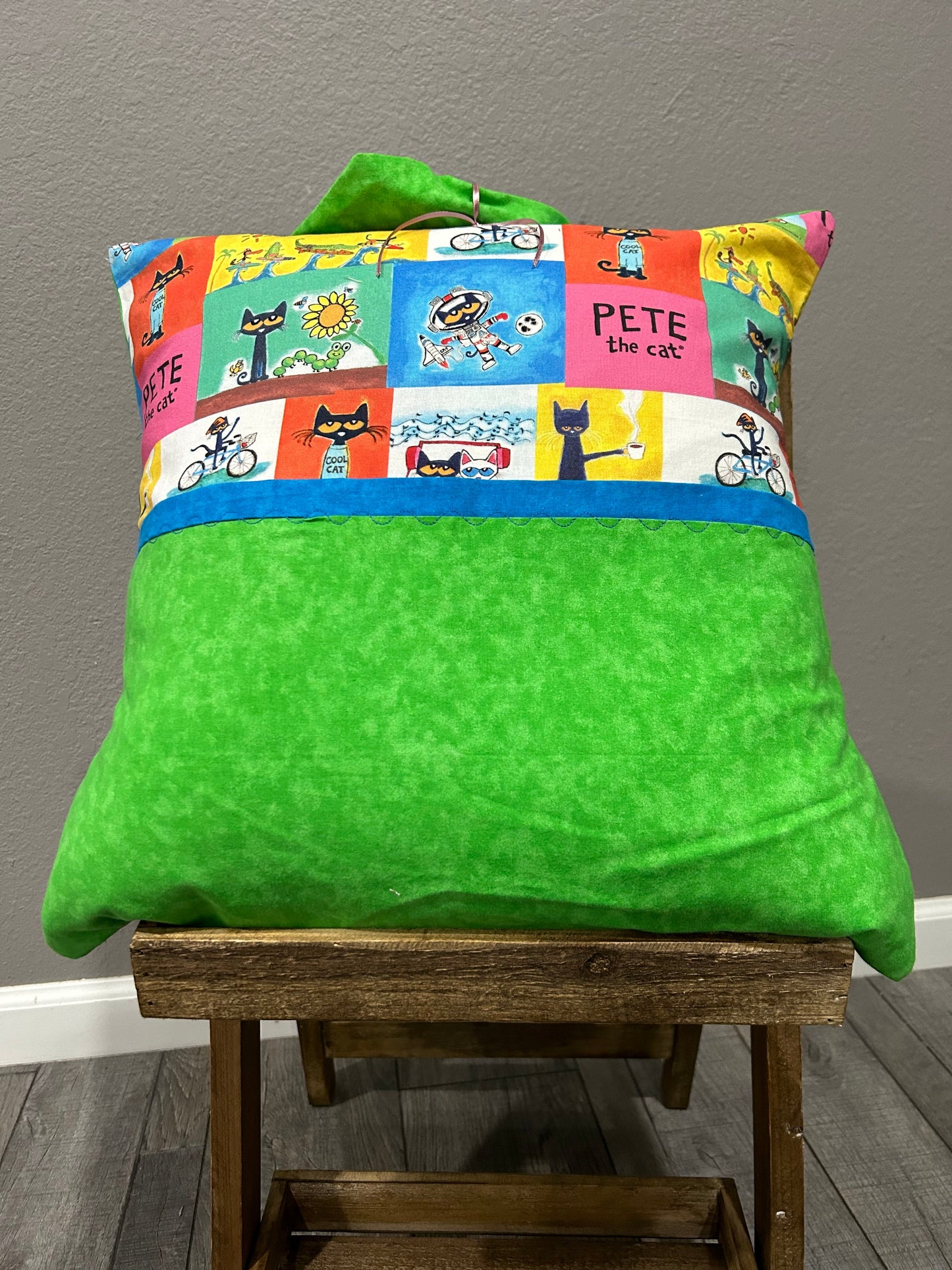 Pete the Cat Pocket Pillow Cover