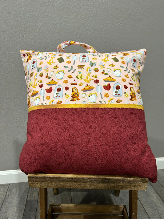 Beauty and the Beast Pocket Pillow