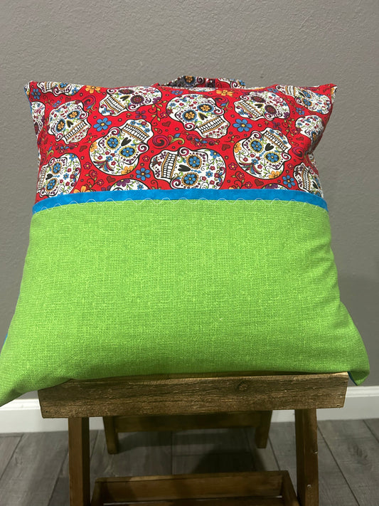 Skulls Pocket Pillow Cover