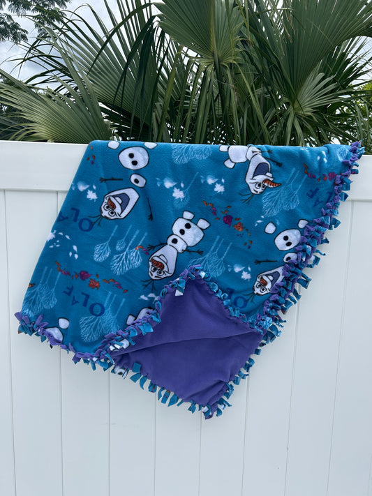 Its Cold Outside Double Sided Fleece Blanket