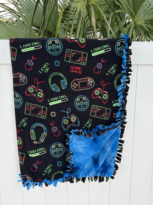 Video Games Double Sided Fleece Blanket