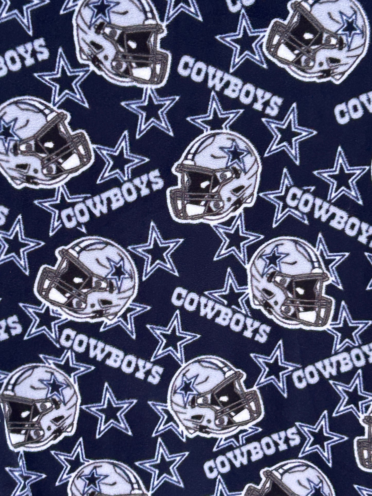 Blue and Silver Double Sided Fleece Blanket