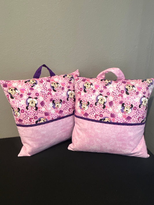 Light Pink Minnie Mouse Pocket Pillow