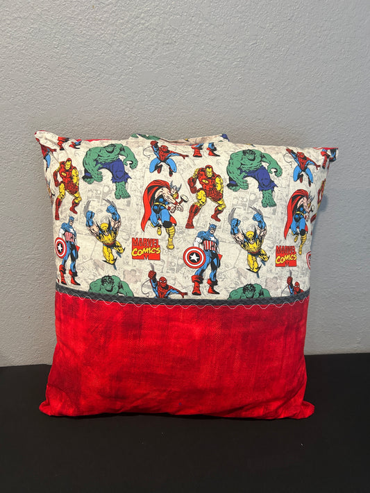 Multiple Hero's Pocket Pillow