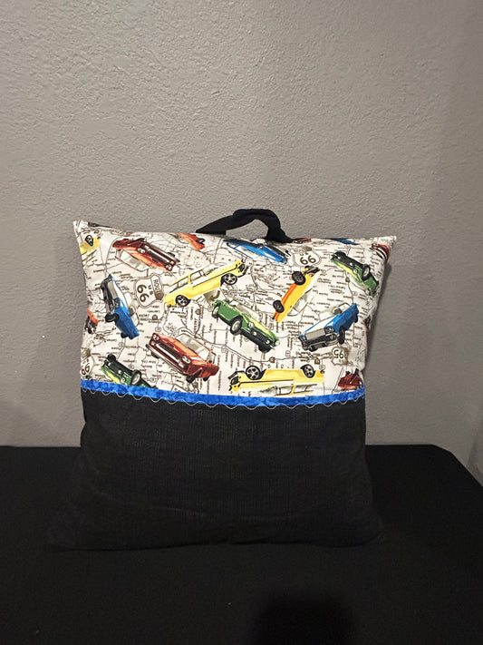Old Cars Pocket Pillow