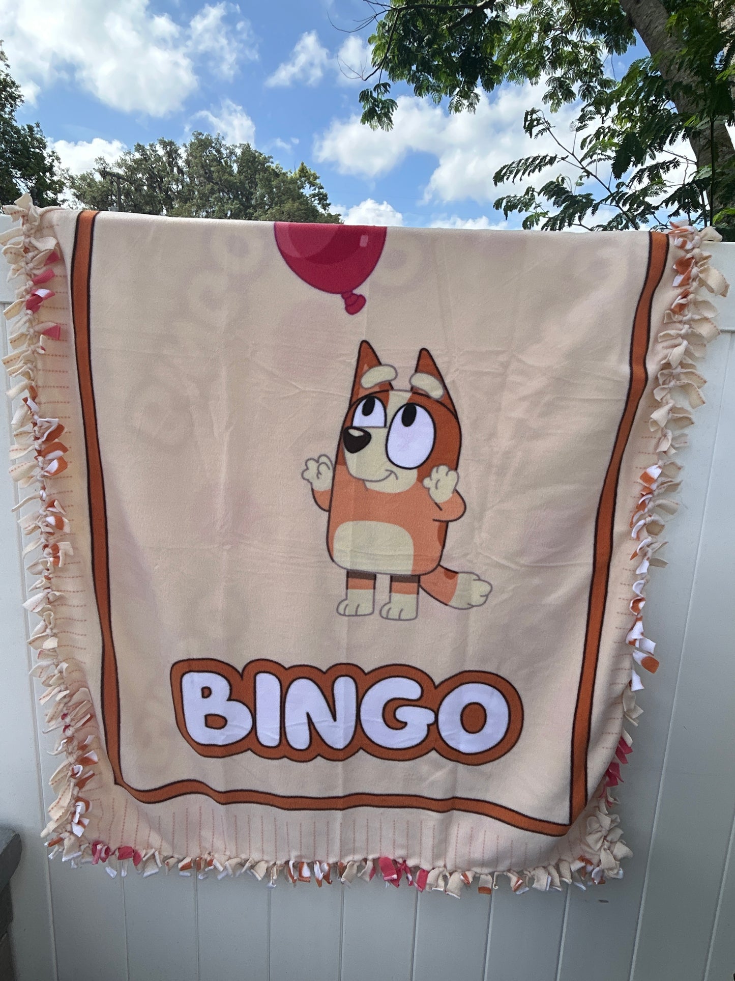 Bingo Double Sided fleece blanket