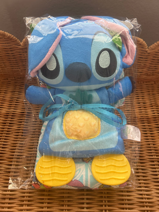Ice Cream Burp Cloth Set with Baby Toy