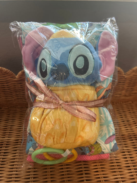 Ice Cream Burp Cloth Set with Baby Toy